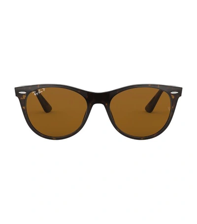 Shop Ray Ban Rb2185 55 Trt Brn Pol