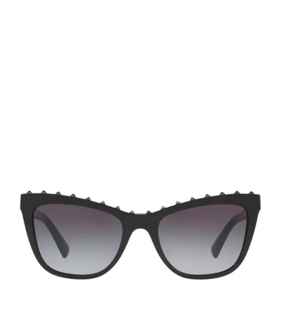 Shop Valentino Rockstud Cat Eye Sunglasses