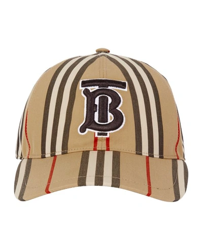 Shop Burberry Icon Stripe Baseball Cap