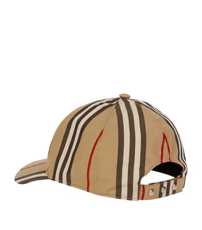 Shop Burberry Icon Stripe Baseball Cap