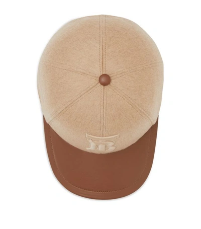 Shop Burberry Cashmere Baseball Cap