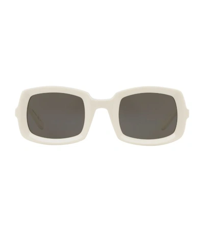 Shop Saint Laurent Rectangle Sunglasses