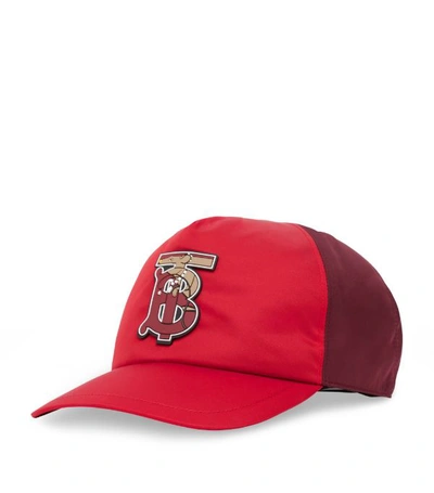 Shop Burberry Year Of The Rat Monogram Baseball Cap