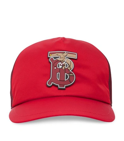 Shop Burberry Year Of The Rat Monogram Baseball Cap