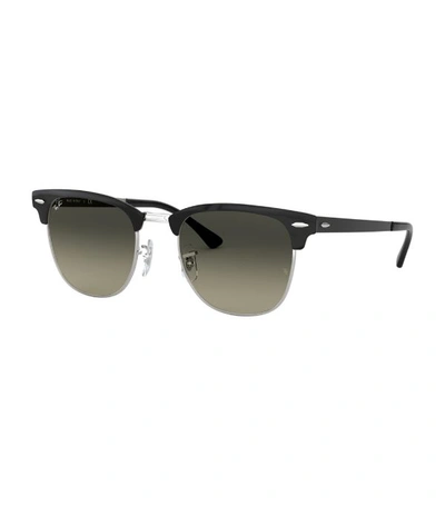 Shop Ray Ban All-metal Clubmaster Sunglasses