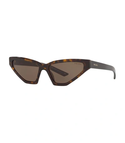 Shop Prada Tortoiseshell Sunglasses