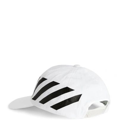 Shop Off-white Diagonal Print Baseball Hat