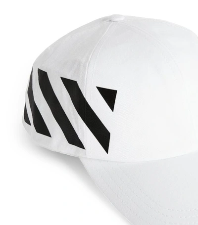 Shop Off-white Diagonal Print Baseball Hat