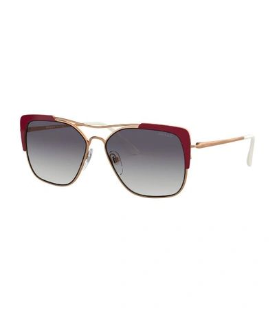 Shop Prada Rectangle Sunglasses