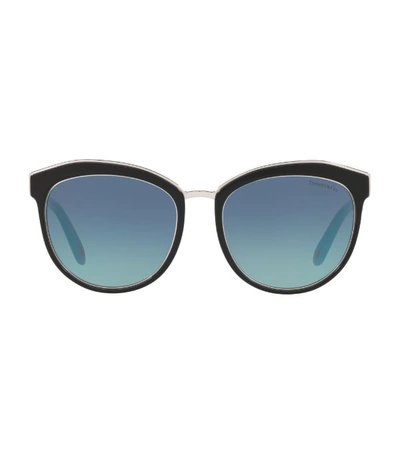 Shop Tiffany & Co Two-tone Oversized Sunglasses
