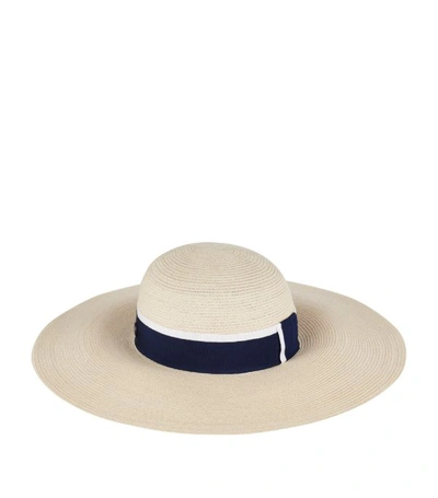 Shop Maison Michel Blanche Straw Hat