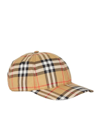 Shop Burberry Vintage Check Cap