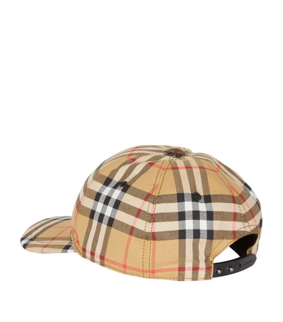 Shop Burberry Vintage Check Cap