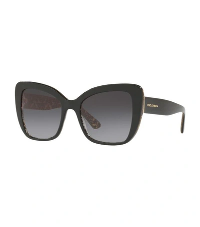 Shop Dolce & Gabbana Acetate Butterfly Sunglasses