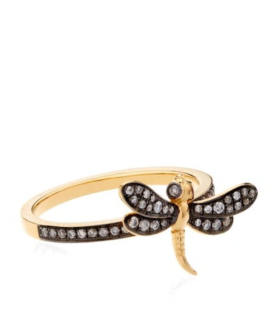 Shop Annoushka Love Diamonds Dragonfly Ring Size M