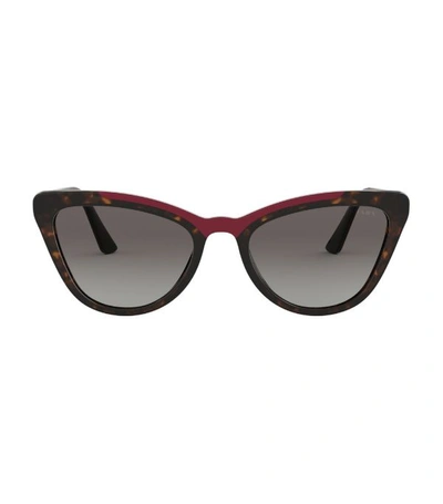 Shop Prada Tortoiseshell Cat Eye Sunglasses