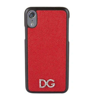 Shop Dolce & Gabbana Leather Iphone X Case