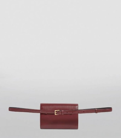 Shop Saint Laurent Leather Kate Belt Bag