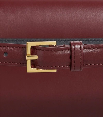 Shop Saint Laurent Leather Kate Belt Bag