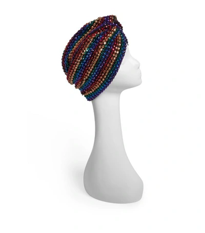 Shop Mary Jane Claverol Maryjane Claverol Rainbow Bead Turban