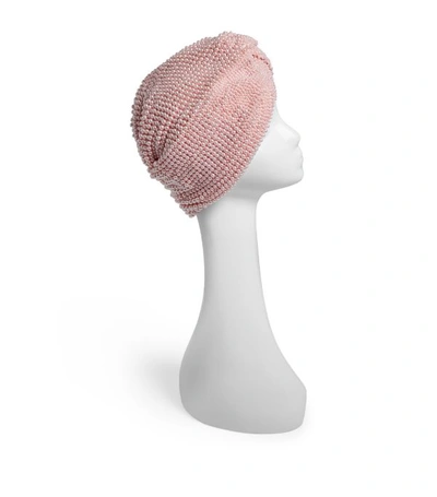 Shop Mary Jane Claverol Maryjane Claverol Pearl-bead Turban