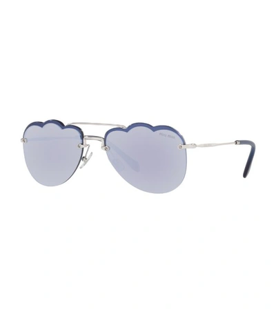 Shop Miu Miu Cloud Frame Sunglasses