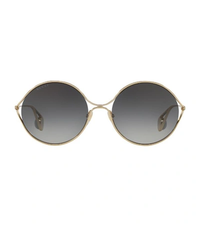 Shop Gucci Round Sunglasses