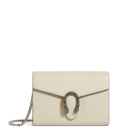 Shop Gucci Mini Leather Dionysus Shoulder Bag