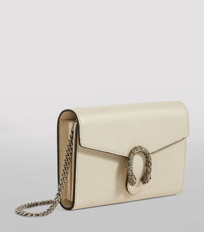 Shop Gucci Mini Leather Dionysus Shoulder Bag
