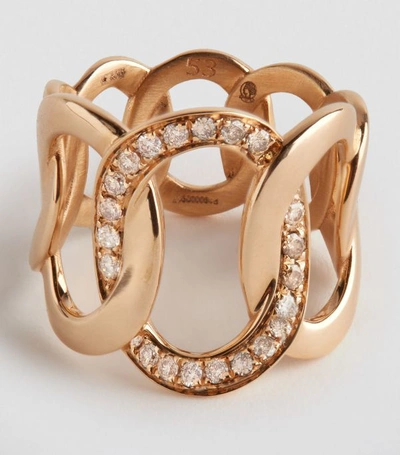 Shop Pomellato Rose Gold Brera Ring Size 53