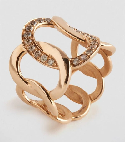 Shop Pomellato Rose Gold Brera Ring Size 53