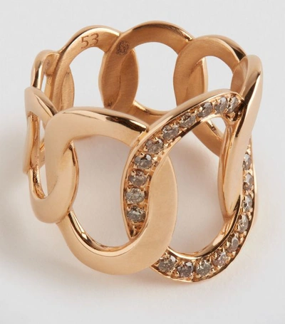 Shop Pomellato Rose Gold Brera Ring Size 53