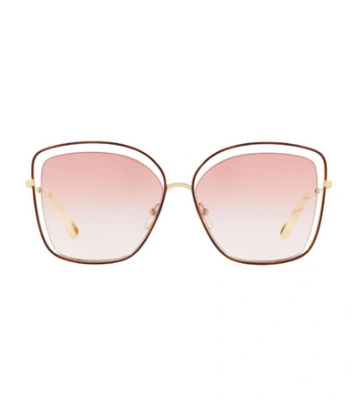 Shop Chloé Poppy Cat Eye Sunglasses