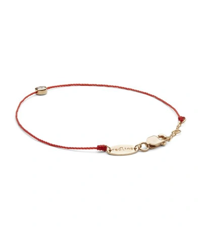 Shop Redline Rose Gold And Diamond Pure Bracelet In Red