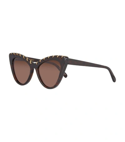 Shop Stella Mccartney Falabella Cat Eye Sunglasses