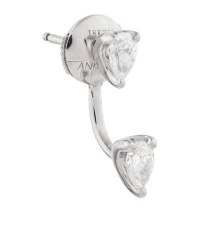 Shop Anita Ko Pear Diamond Orbit Single Earring