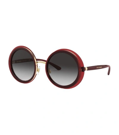 Shop Dolce & Gabbana Round Sunglasses