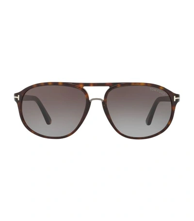 Shop Tom Ford Jacob Oval Sunglasses