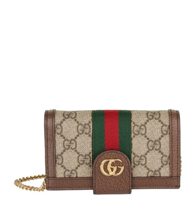 Shop Gucci Ophida Gg Chain Phone Case