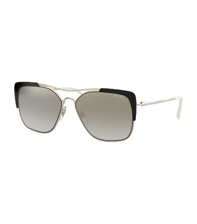 Shop Prada Rectangle Sunglasses