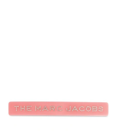 Shop Marc Jacobs Crystal-embellished Barette Clip