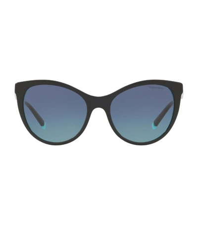 Shop Tiffany & Co Arm Detail Butterfly Sunglasses