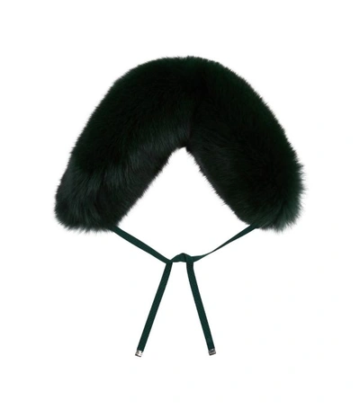 Shop Moncler Fox Fur Collar