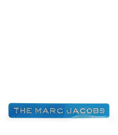 Shop Marc Jacobs Crystal-embellished Barette Clip