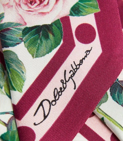Shop Dolce & Gabbana Silk Floral Stole