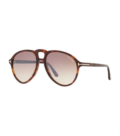 Shop Tom Ford Oval Sunglasses