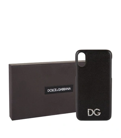 Shop Dolce & Gabbana Leather Iphone X Case