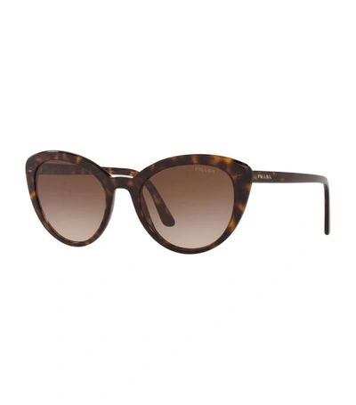 Shop Prada Oversized Cat Eye Sunglasses