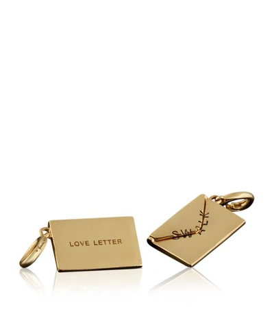 Shop Annoushka X The Vampire's Wife Yellow Gold Love Letter Charm