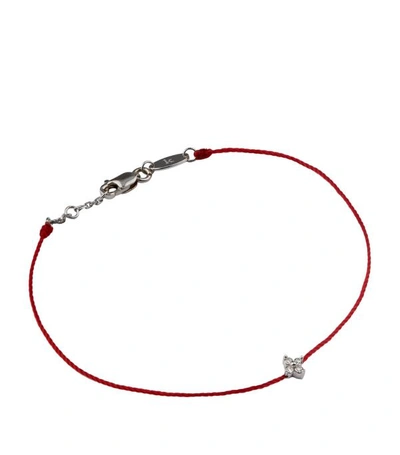 Shop Redline White Gold And Diamond Shiny Bracelet